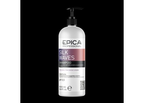 Шампунь для вьющихся и кудрявых волос  1000 мл EPICA Silk Waves 91396 