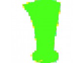 JPP061F Стакан мерный DEWAL, зеленый, с носиком 120 мл JPP061F 
