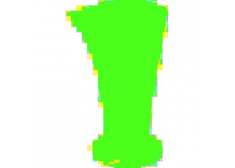 JPP061F Стакан мерный DEWAL, зеленый, с носиком 120 мл JPP061F 