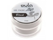Гель-краска для ногтей Black 15мл Wula 