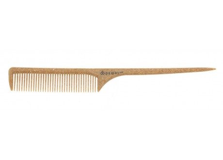 EK-4798 Расческа с хвостиком DEWAL PRO бежевая, серия 