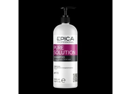 Шампунь для глубокого очищения волос 1000мл EPICA Pure Solution 91346 