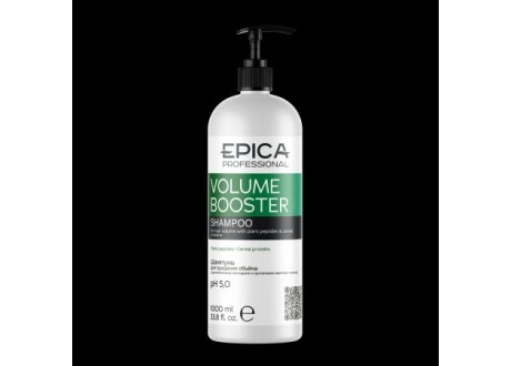 Шампунь для придания объёма волос 1000 мл EPICA Volume Booster 91316 
