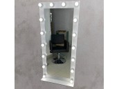 Рабочее место Зеркало с лампами 180*80 белое рабочие туалеты 